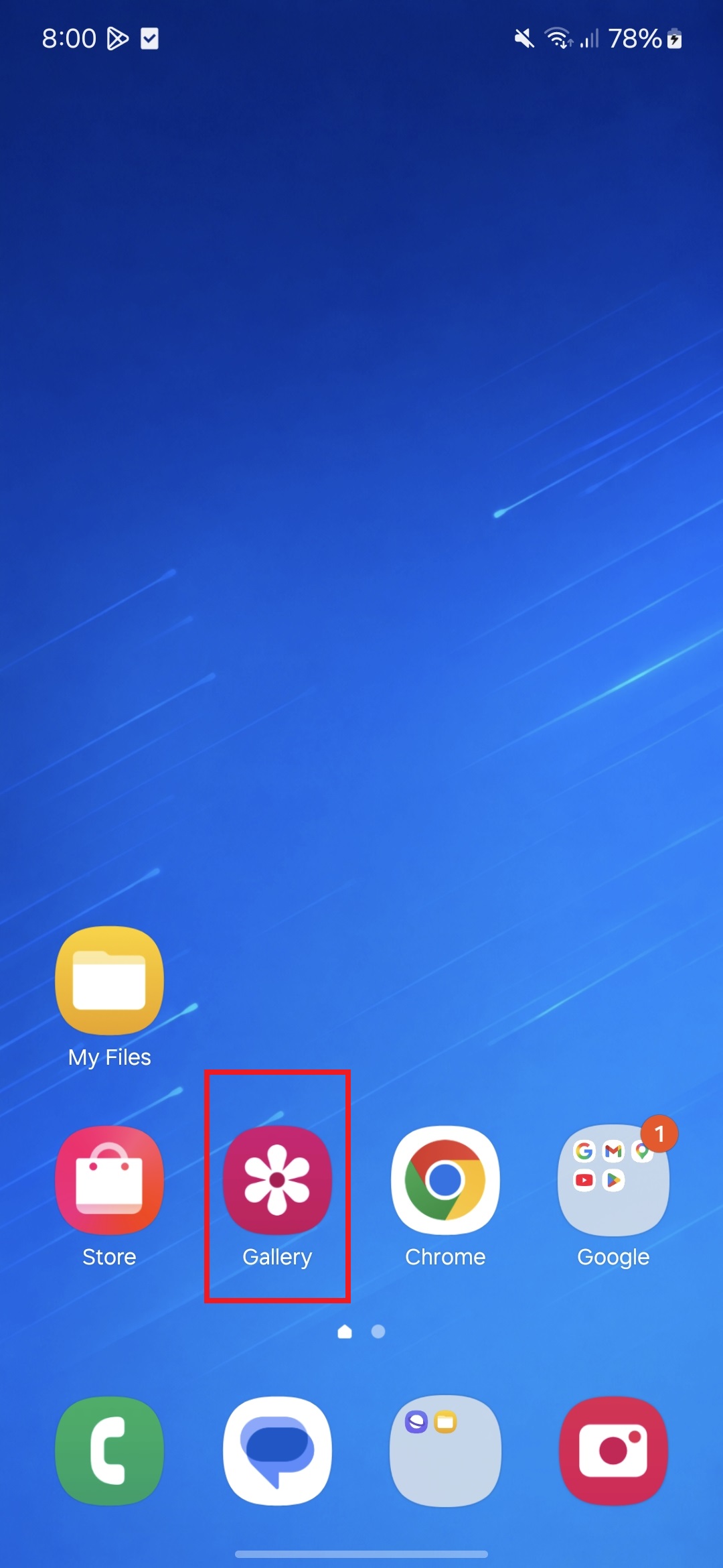 Abre QrTransfer.io donde tienes las fotos