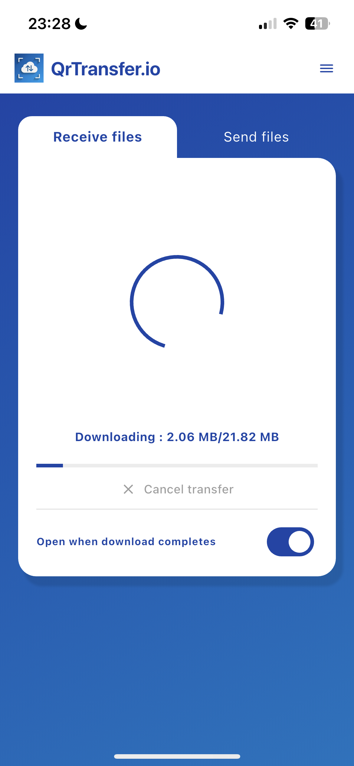 Escanea el QR desde donde tienes los audios